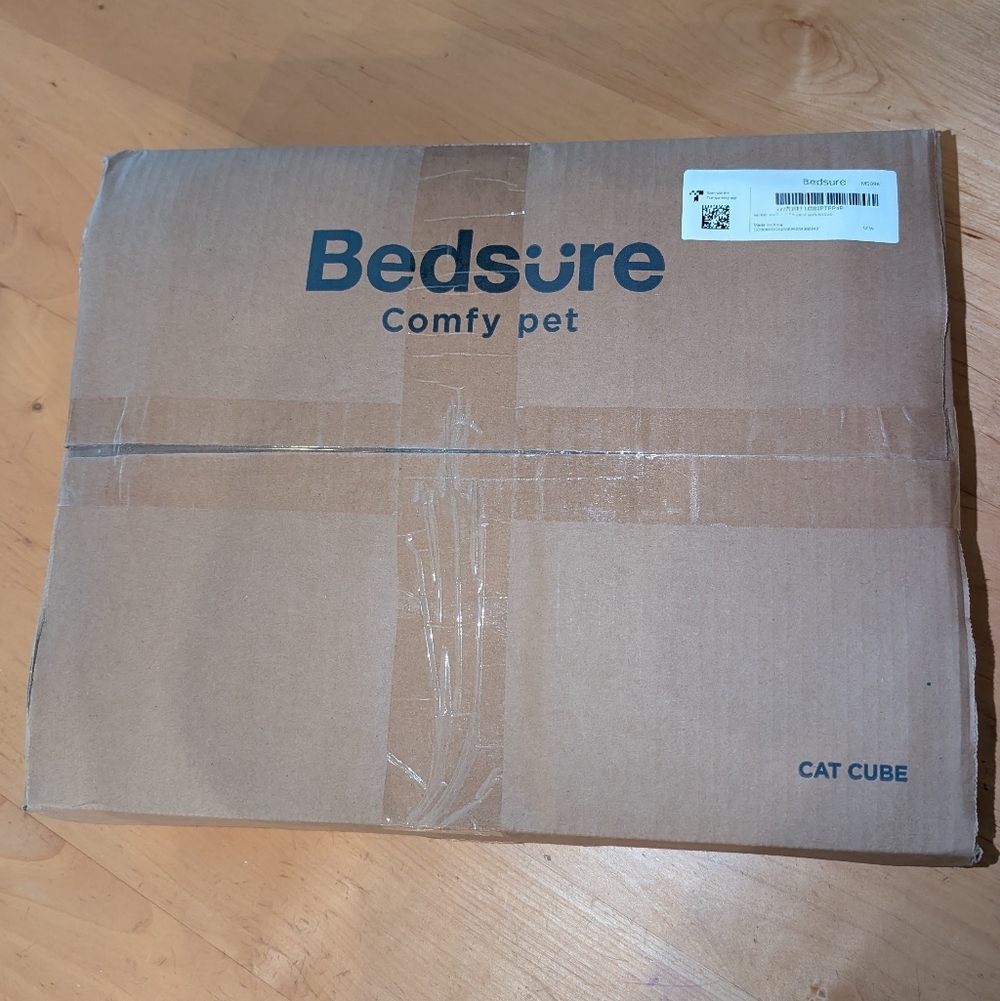 Cat Cube by Bedsure Comfy Pet, Grey NIB .1 - Picture 7 of 15